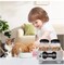 Pet Food Storage Containers for Dog, Cat, Bird, and Other Pet Treat Storage Bin, Suitable for Storage Snacks, Biscuits, and Bones (White)
